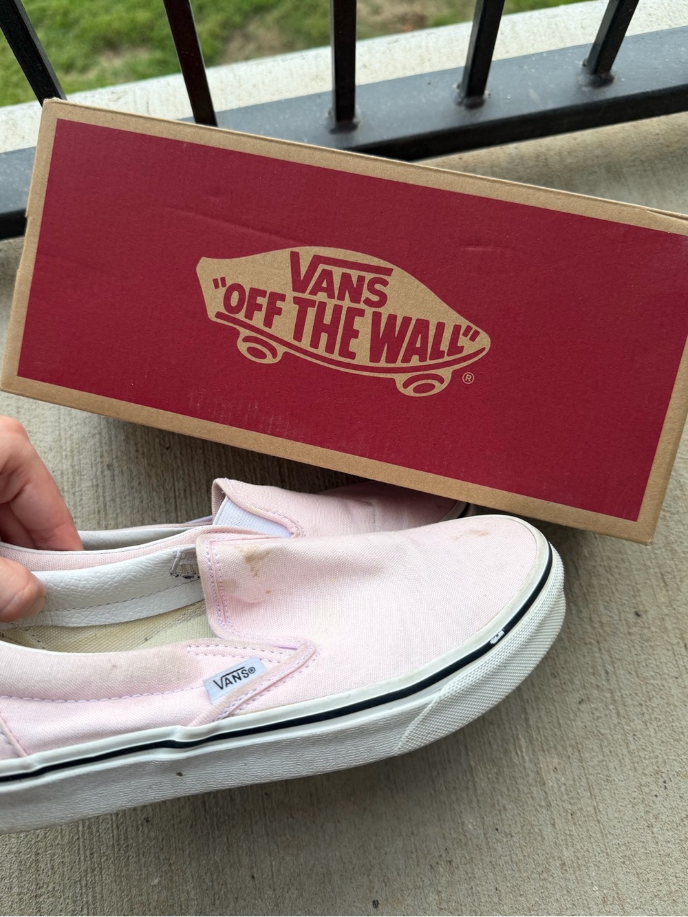 Women’s Baby Pink Vans Size 7